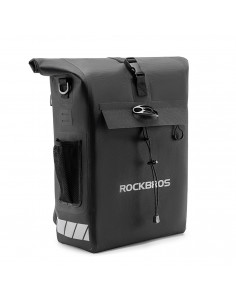 
Vandeniui atsparus dviračio krepšys su kuprinės funkcija ir šalmo tvirtinimu, 18 l – juodas
