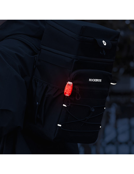 
Vandeniui atspari dviračių kuprinė su vėsinimo skyriumi 14 l - juoda
