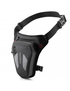 
Motociklo kojų krepšys, šlaunų diržas, pečių krepšys - juodas
