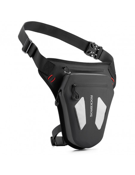 
Motociklo kojų krepšys, šlaunų diržas, pečių krepšys - juodas
