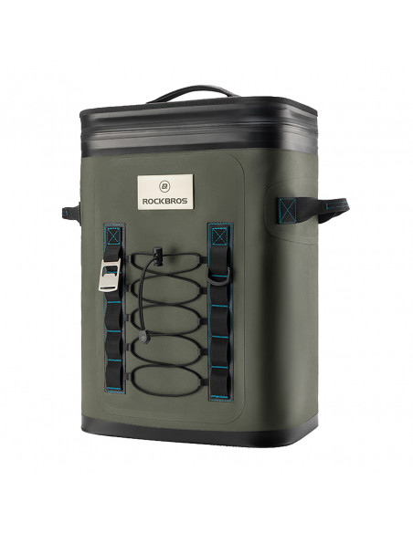 
Termiškai izoliuota žygio kuprinė su 20 litrų talpos maišu – žalia
