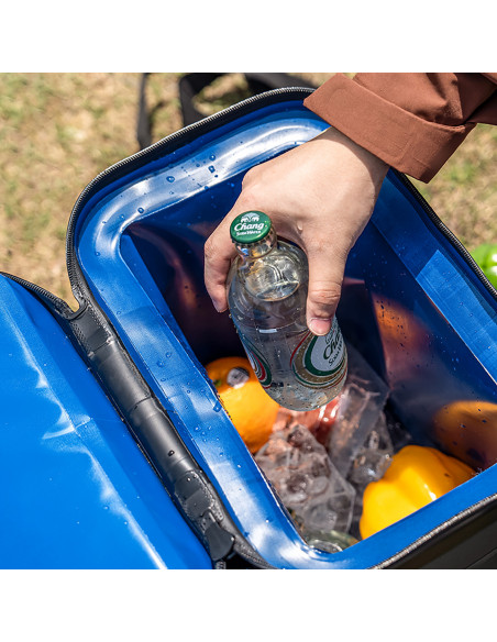 
Termiškai izoliuota žygio kuprinė su 20 litrų talpos maišu – žalia
