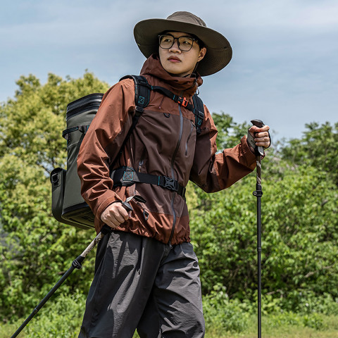 
Termiškai izoliuota žygio kuprinė su 20 litrų talpos maišu – žalia
