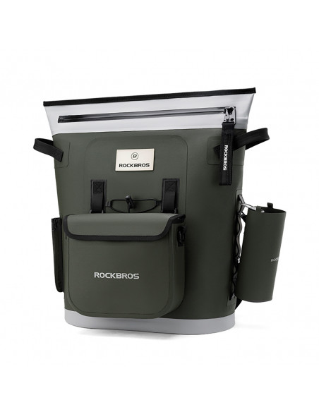 
Ergonomiška, termiškai izoliuota žygio kuprinė 18 l – žalia
