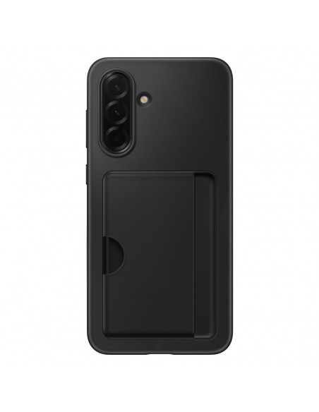 
„Samsung Galaxy A36 5G“ dėklas su kortelių lizdu ir kišene – juodas
