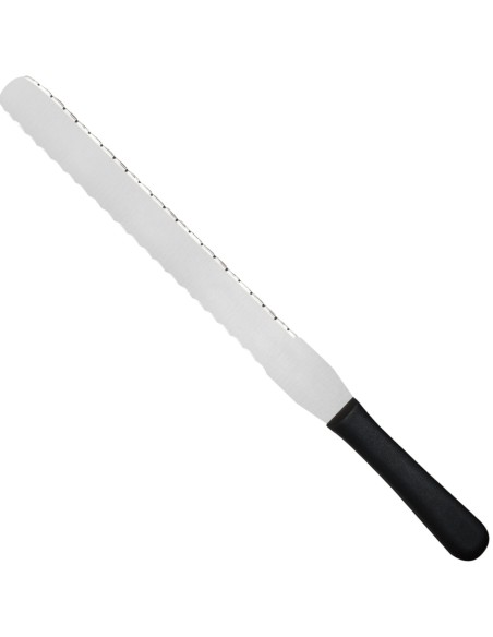 Konditerinis peilis dantytas iš abiejų pusių 300 mm Creme - Hendi 840993 Konditerinis peilis dantytas iš abiejų pusių 300 mm Creme - Hendi 840993