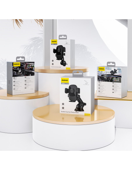 
F2N 360 laipsnių automobilio išmaniojo telefono laikiklis oro išleidimo angai – juodas
