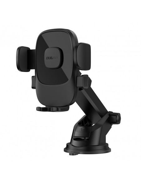 
F2N+ automobilinis išmaniojo telefono laikiklis su siurbtuku, gravitacijos funkcija, 360 laipsnių – juodas
