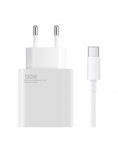 
„Xiaomi“ USB-A 120W 6A sieninis įkroviklis su USB-C laidu – baltas
