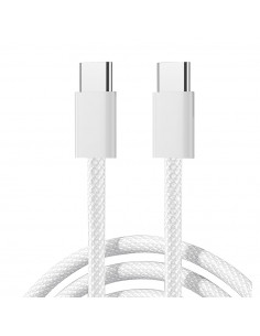 
„Ben“ serijos USB-C 60W 1m laidas – baltas
