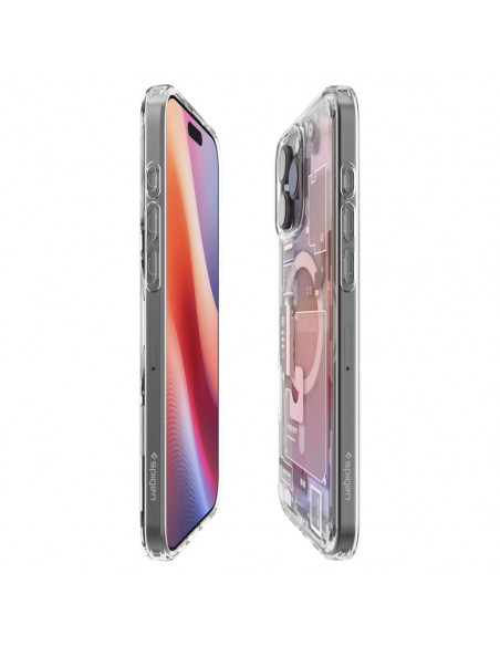 
„iPhone 16 Pro Max Ultra Hybrid Mag“ dėklas su „MagSafe Zero One“ – titano spalvos
