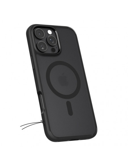 
„iPhone 16 Pro Max Ultra Hybrid Mag“ dėklas su „MagSafe“ – juodas
