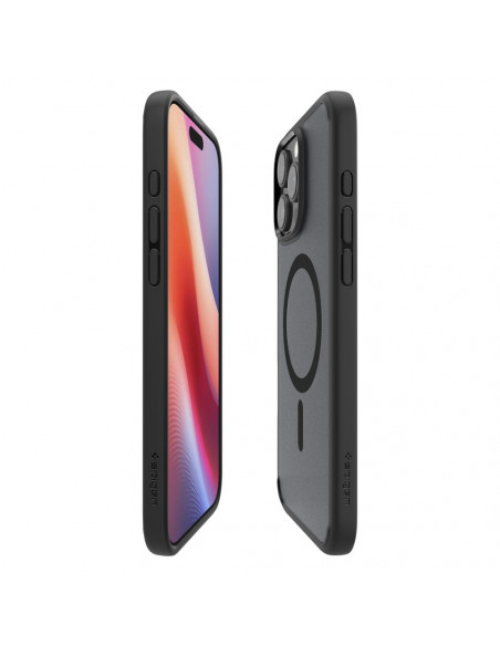 
„iPhone 16 Pro Max Ultra Hybrid Mag“ dėklas su „MagSafe“ – juodas
