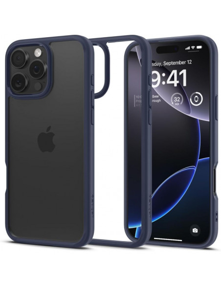 
„iPhone 16 Pro Max Ultra Hybrid“ dėklas – mėlynas
