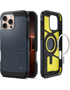 
„iPhone 16 Pro Max“ tvirtas „Armor MagSafe“ dėklas su stovu – tamsiai pilkas
