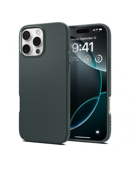 
„iPhone 16 Pro Max“ skysto oro dėklas – žalias
