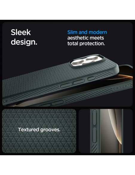 
„iPhone 16 Pro Max“ skysto oro dėklas – žalias
