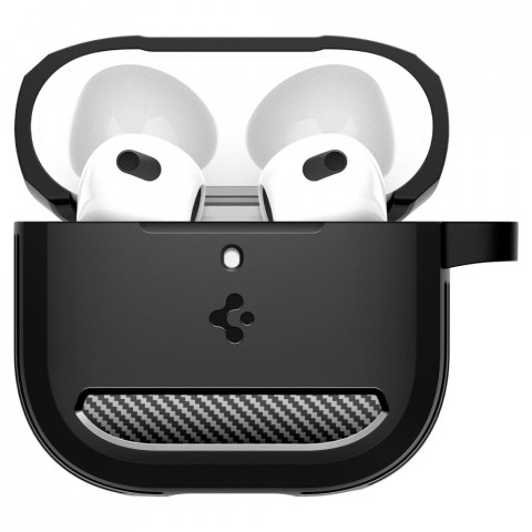 
„AirPods 4“ tvirtas šarvuotas dėklas – juodas
