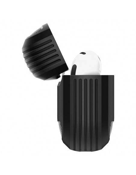 
„AirPods 4“ tvirtas šarvuotas dėklas – juodas
