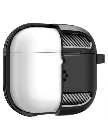 
„AirPods 4“ tvirtas šarvuotas dėklas – juodas
