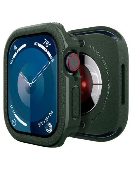 
„CASEOLOGY VAULT“ apsauginis dėklas, skirtas „Apple Watch 10“ (46 mm) – žalias
