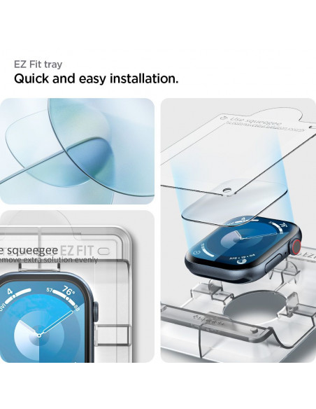 
Hibridinis stiklas Apple Watch 10 46 mm skaidrus - 2 vnt.
