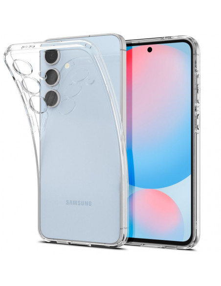 
„Samsung Galaxy S24 FE“ skystųjų kristalų dėklas – skaidrus
