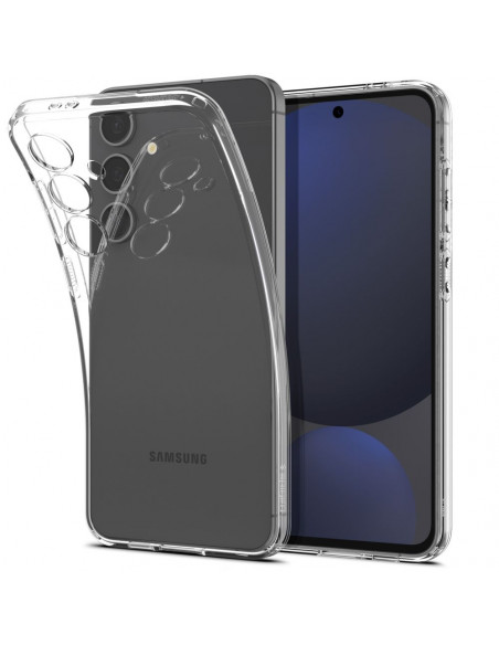 
„Samsung Galaxy S24 FE“ skystųjų kristalų dėklas – skaidrus
