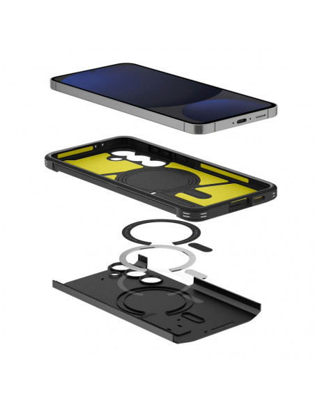 
„Samsung Galaxy S24 FE Tough Armor MagSafe“ dėklas – juodas
