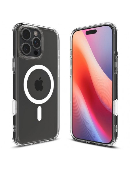 
„iPhone 16 Pro Max Ultra Hybrid T MagSafe“ dėklas – baltas
