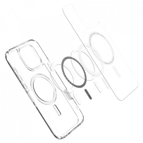 
„iPhone 16 Pro Max Ultra Hybrid T MagSafe“ dėklas – baltas
