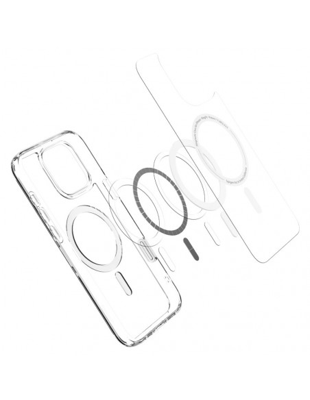 
„iPhone 16 Pro Max Ultra Hybrid T MagSafe“ dėklas – baltas
