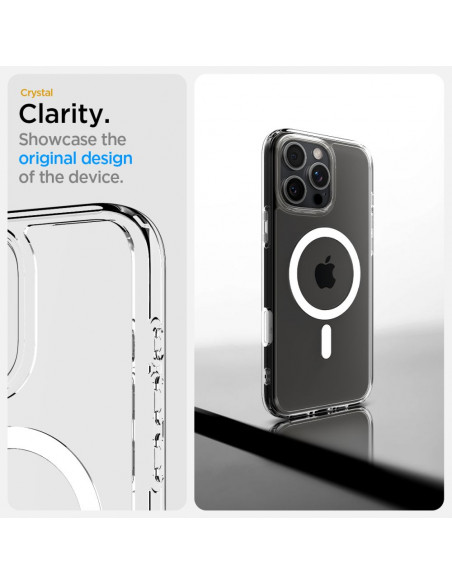 
„iPhone 16 Pro Max Ultra Hybrid T MagSafe“ dėklas – baltas
