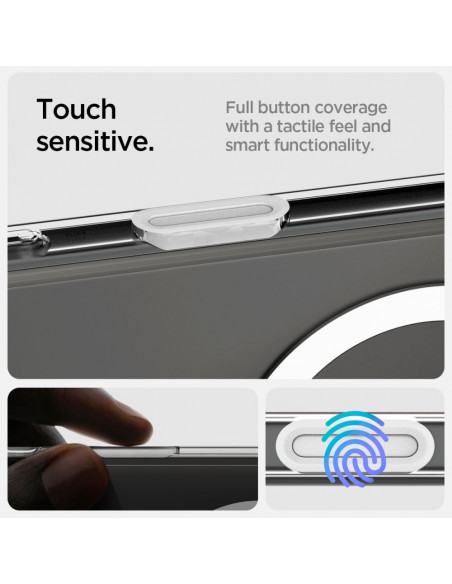 
„iPhone 16 Pro Max Ultra Hybrid T MagSafe“ dėklas – baltas
