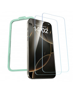 
Grūdintas stiklas su tvirtinimo rėmeliu, skirtas „iPhone 16 Pro Max“ - 2 vnt.
