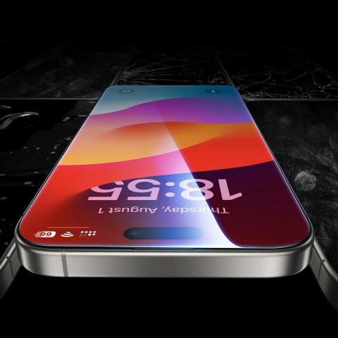 
Grūdintas stiklas su tvirtinimo rėmeliu, skirtas „iPhone 16 Pro Max“ - 2 vnt.
