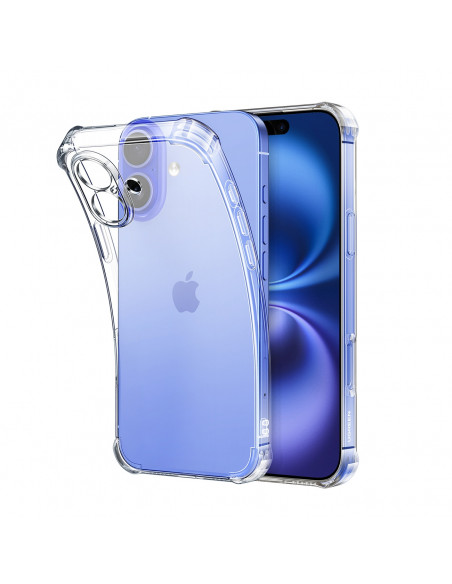 
„Bright Cushion CA101“ apsauginis dėklas, skirtas „iPhone 16 Plus“ – permatomas
