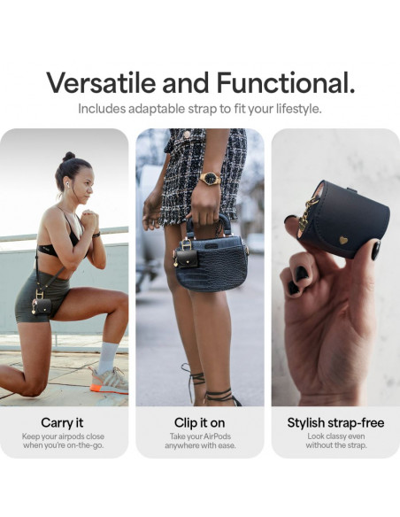 
„AirPods 4 Cyrill“ mini dėklas – juodas
