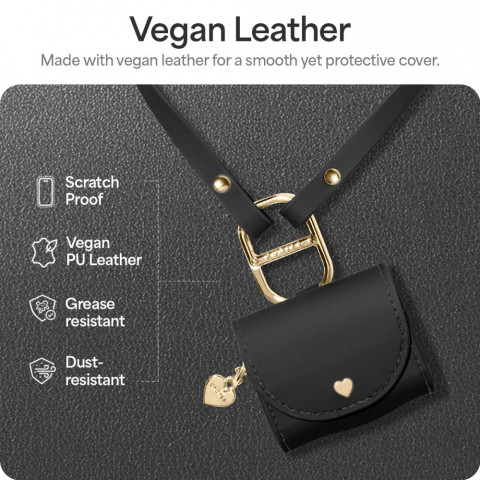 
„AirPods 4 Cyrill“ mini dėklas – juodas
