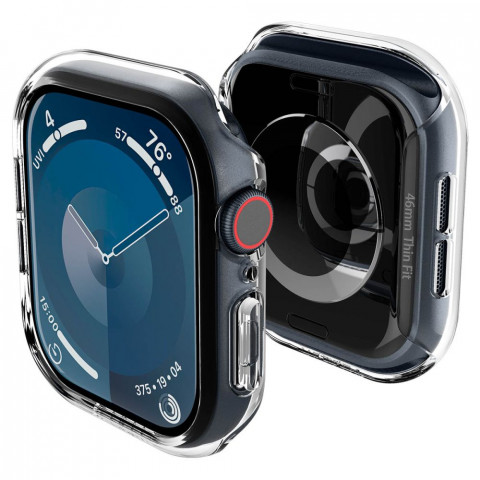 
Plonas dėklas, skirtas „Apple Watch 10“ (46 mm) – skaidrus
