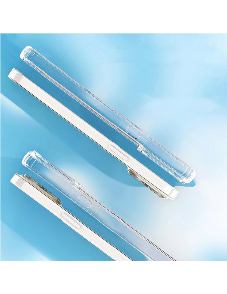 
„Samsung Galaxy S25“ skaidrus kampinis dėklas „MagSafe“ apsauginis dėklas – permatomas
