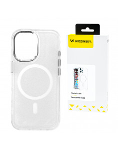 
Apsauginis dėklas, skirtas „Samsung Galaxy S24 FE Glitter Case Mag Safe“ – skaidrus su blizgučiais
