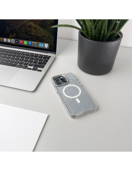 
Apsauginis dėklas, skirtas „Samsung Galaxy S24 FE Glitter Case Mag Safe“ – skaidrus su blizgučiais
