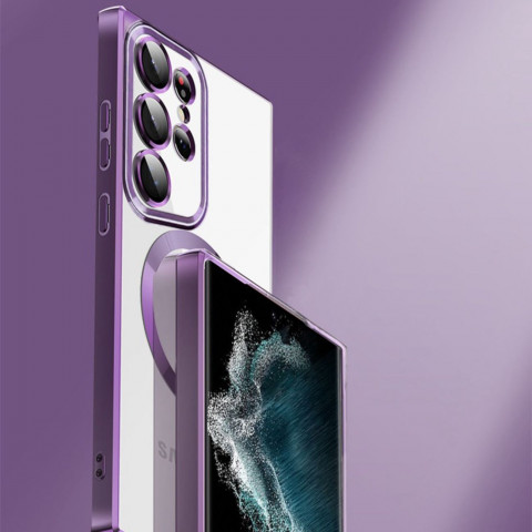 
Samsung Galaxy S24 FE galvanizuoto Magsafe dėklas – juodas
