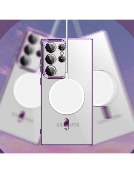 
Samsung Galaxy S24 FE galvanizuoto Magsafe dėklas – juodas
