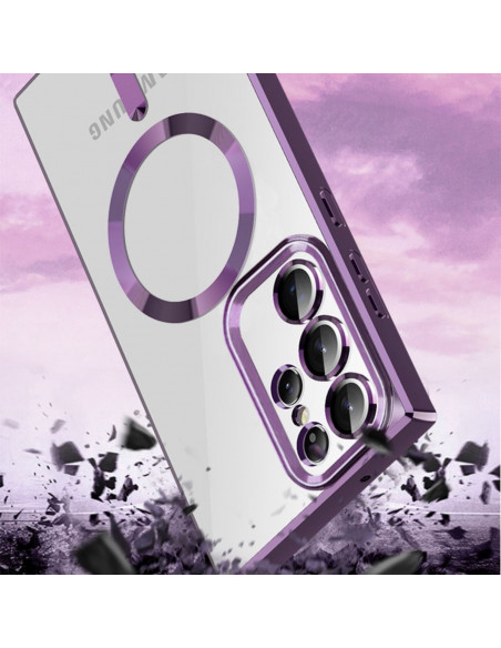 
Samsung Galaxy S24 FE galvanizuoto Magsafe dėklas – juodas
