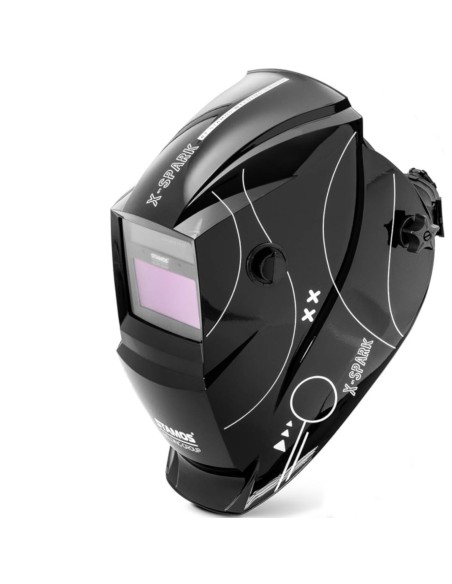 Automatinis automatiškai tamsėjantis suvirinimo šalmas su X-SPARK šlifavimo funkcija Automatinis automatiškai tamsėjantis suvirinimo šalmas su X-SPARK šlifavimo funkcija