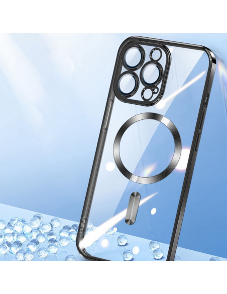 
Samsung Galaxy S24 FE galvanizuoto danga padengtas Magsafe dėklas – rožinis
