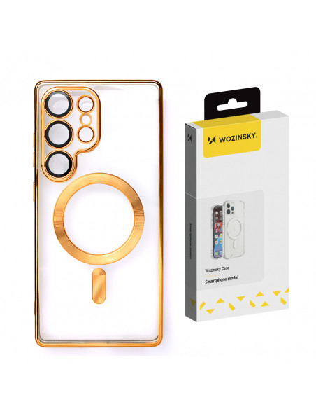 
Samsung Galaxy S24 FE galvanizuoto dangalo „Magsafe“ dėklas – auksinis
