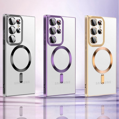 
Samsung Galaxy S24 FE galvanizuoto dangalo „Magsafe“ dėklas – auksinis
